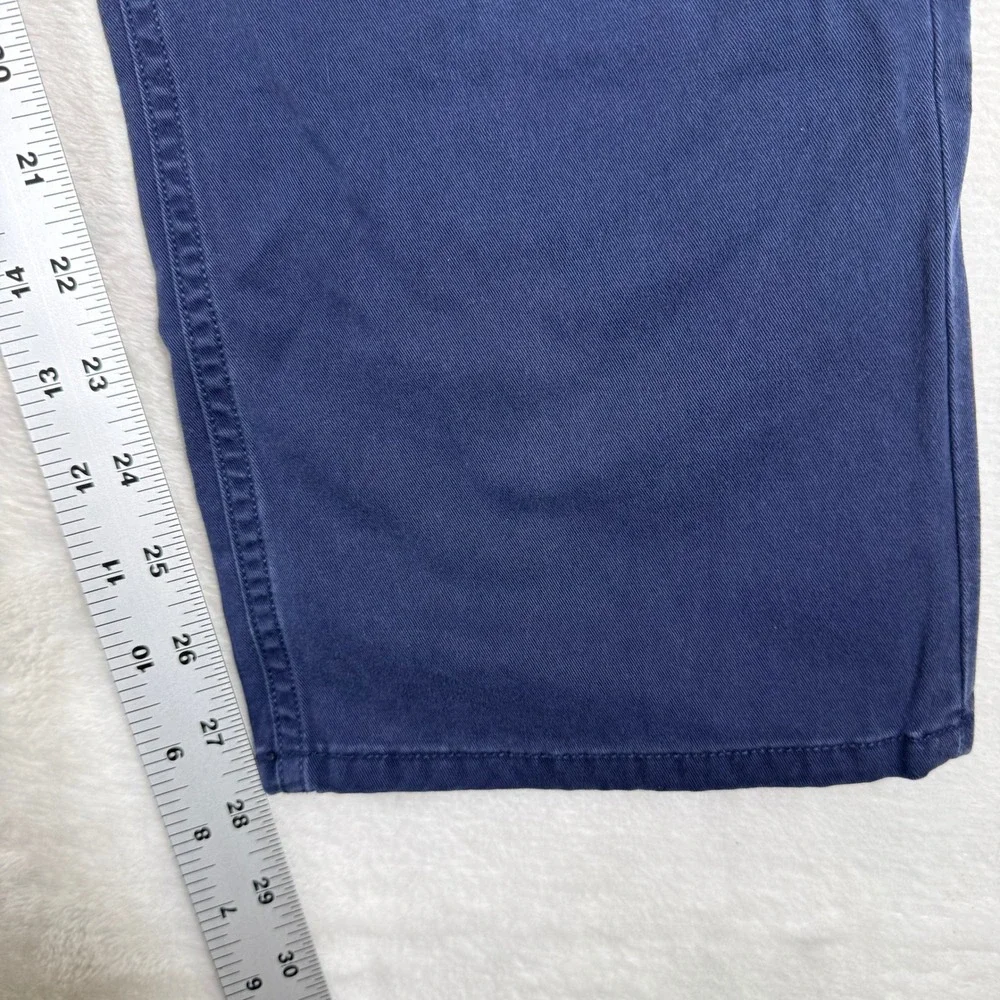 Polo Ralph Lauren Mens 34x30 Navy Blue Authentic Dungarees Straight Leg Pants